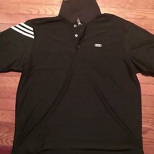 Adidas climate cool polo tee with Audi logo